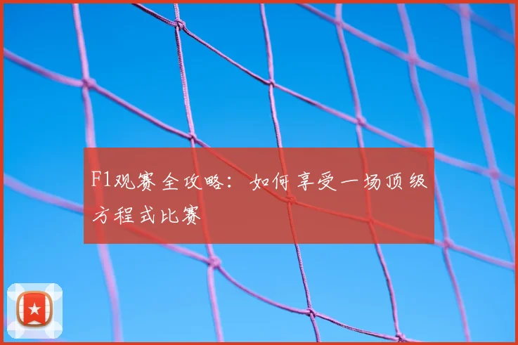 F1观赛全攻略:如何享受一场顶级方程式比赛